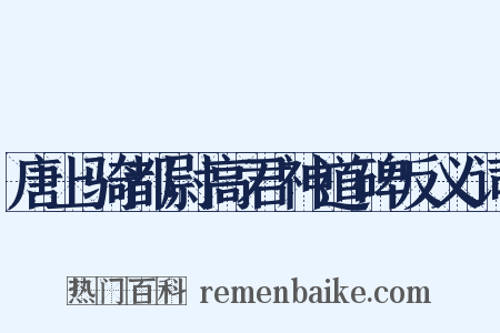 唐上骑都尉高君神道碑反义词是什么意思的图片